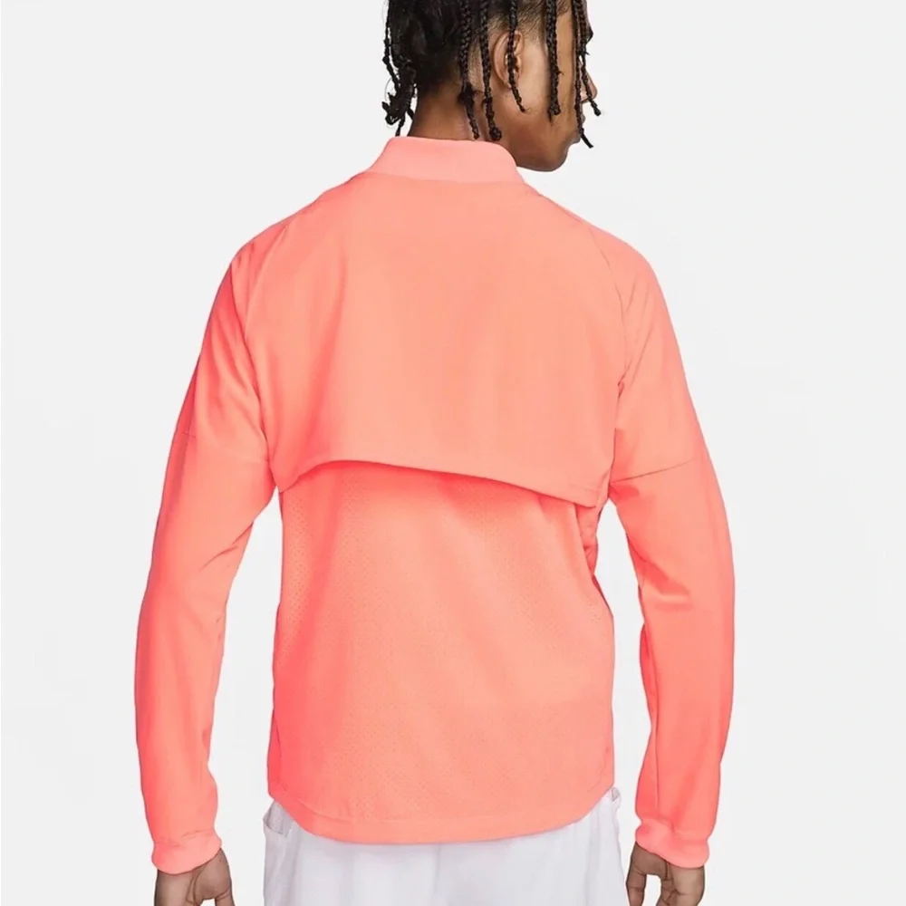 Nike Rafa Nadal Tennis Dri-Fit Tennis Jacket Orange Blast DV2885-854 Men Size L